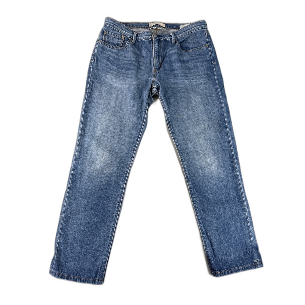 Levi's Classic Straight Leg Jeans 8M Blue Cotton Recycled High Rise Denim
